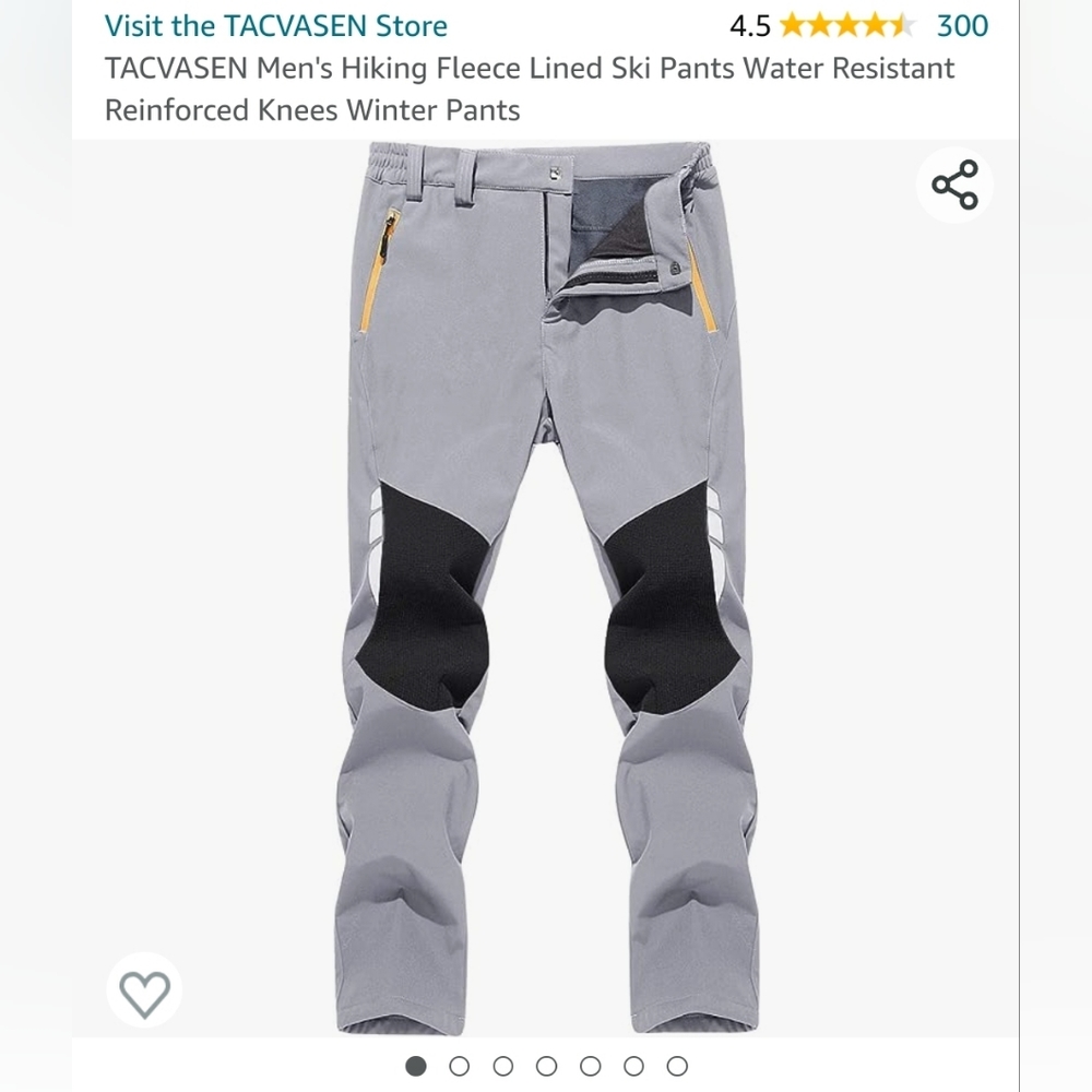 Mens hiking ski pants